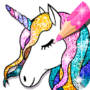 Unicorn Coloring Book Glitter