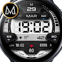 MD244 LCD: Digital watch face