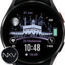 NXV50 Kaaba Digital Watch face