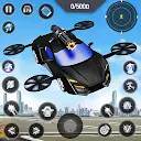 Flying Car Robot Shooting Game